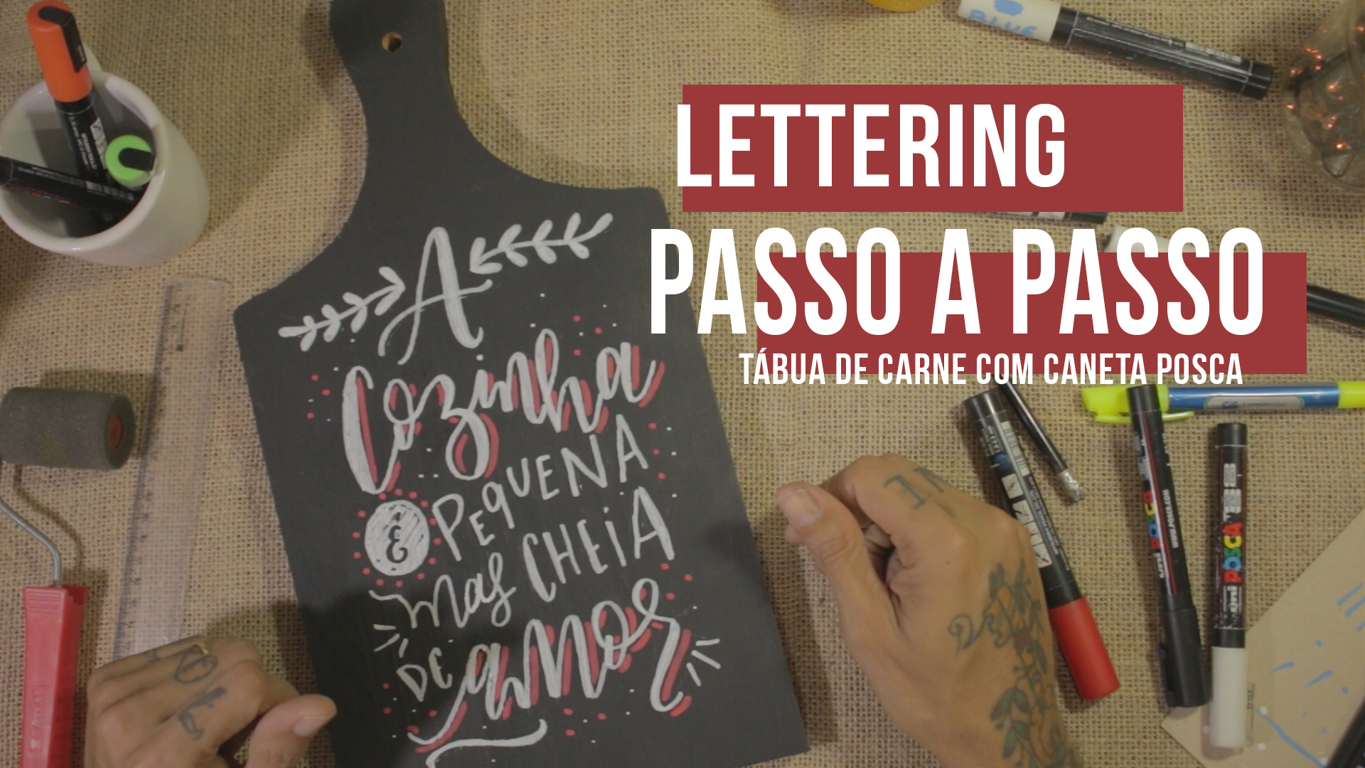 lettering passo a passo