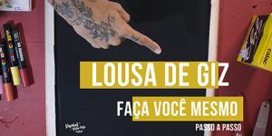 como fazer uma lousa de giz