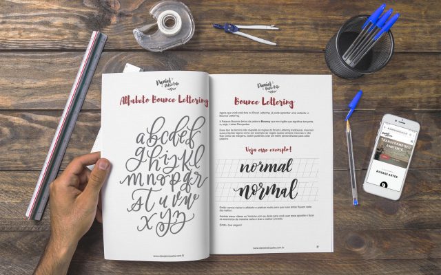 apostila de bounce lettering baixar