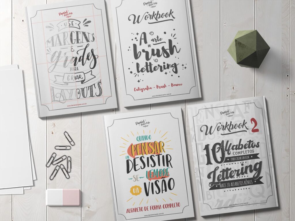 Combo apostilas de lettering